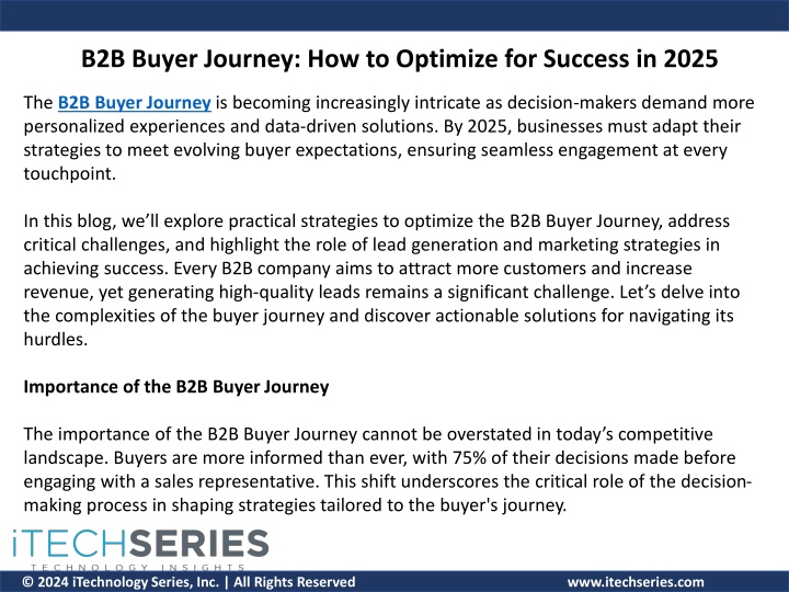 b2b buyer journey how to optimize for success