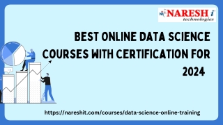 best online data science course with certification for 2024