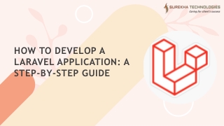 how to develop a laravel application a step