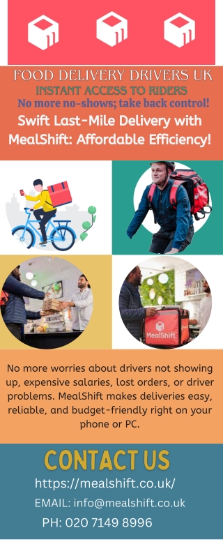 Food Delivery Drivers UK