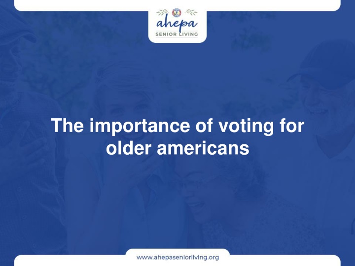 the importance of voting for older americans