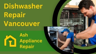 Dishwasher Repair Vancouver