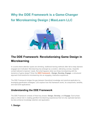 why the dde framework is a game changer