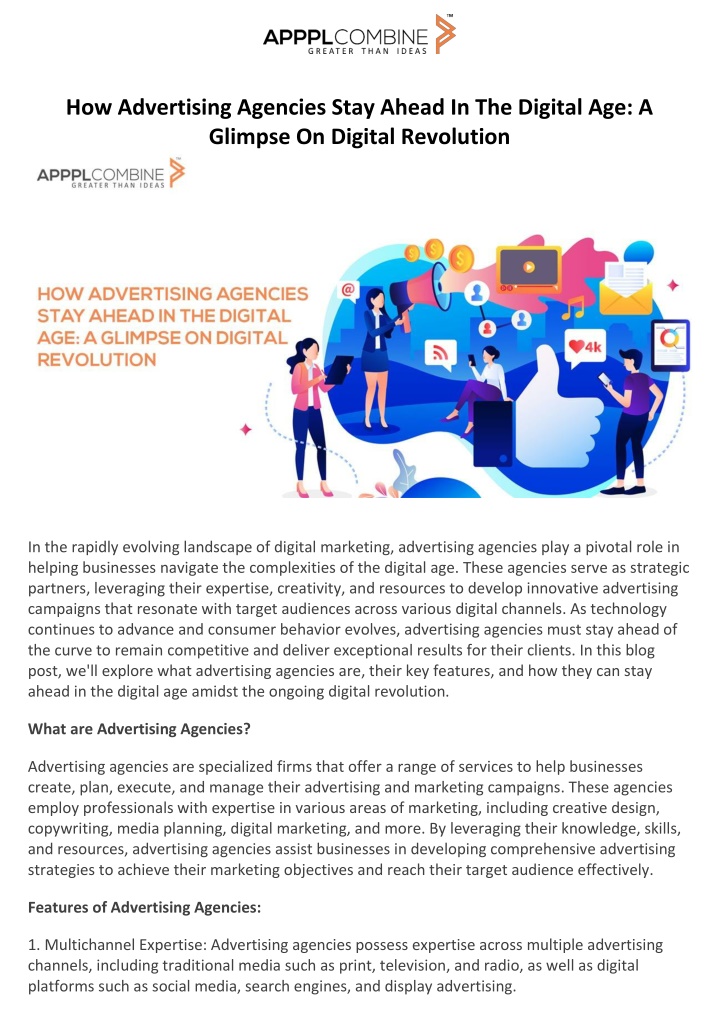 how advertising agencies stay ahead