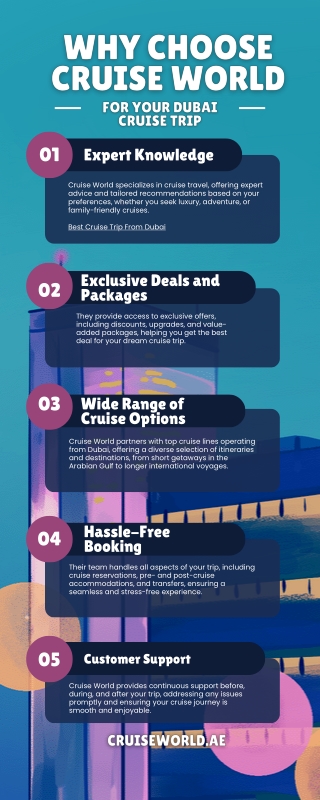 Benefits of Choosing Cruise World for the Best Cruise Trip from Dubai