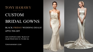 Shop Custom Bridal Gowns in Brooklyn, New York - Black Friday Wedding Deals