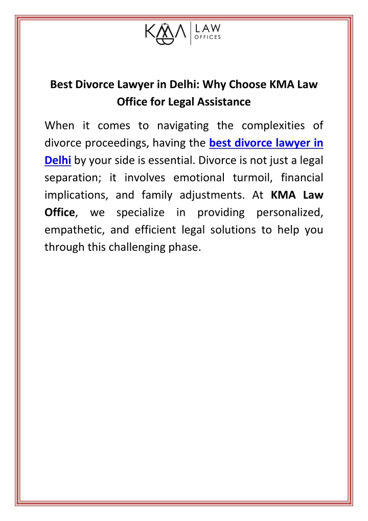 best divorce lawyer in delhi why choose