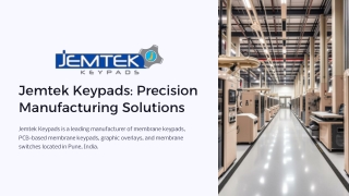 jemtek keypads precision manufacturing solutions