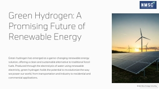 Green Hydrogen A Promising Future of Renewable Energy