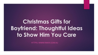 Christmas Gifts for Boyfriend Thoughtful Ideas to Show Him You Care