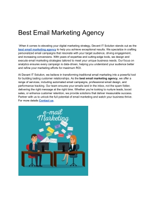 Best Email Marketing Agency