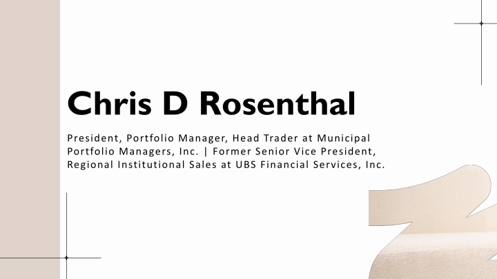 chris d rosenthal