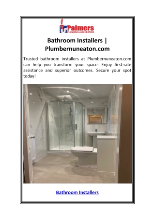 bathroom installers plumbernuneaton com