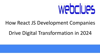 how react js development companies
