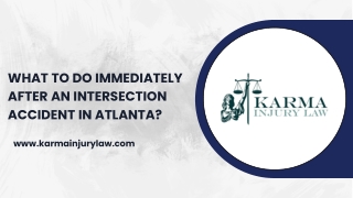 what to do immediately after an intersection