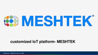 customized iot platform meshtek