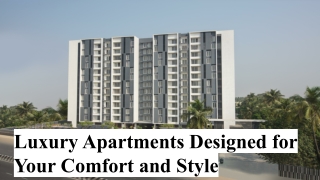 Luxury Apartments Designed for Your Comfort and Style