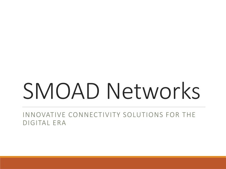 smoad networks