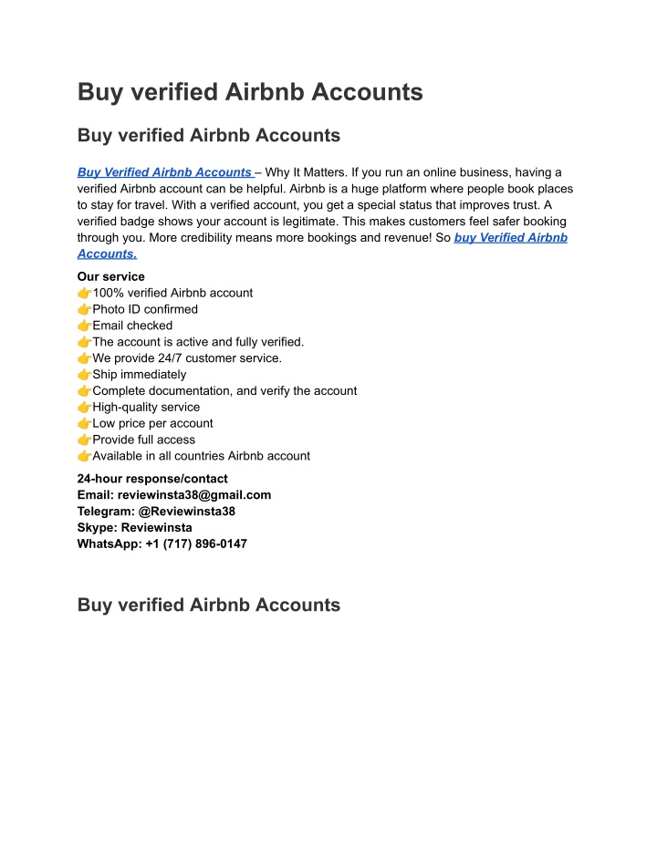 buy verified airbnb accounts