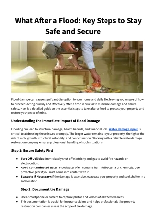 What After a Flood_ Key Steps to Stay Safe and Secure