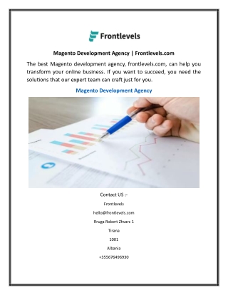 Magento Development Agency  Frontlevels.com