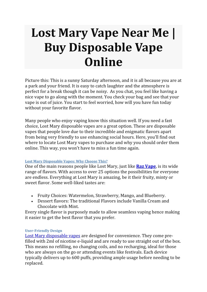 lost mary vape near me buy disposable vape online