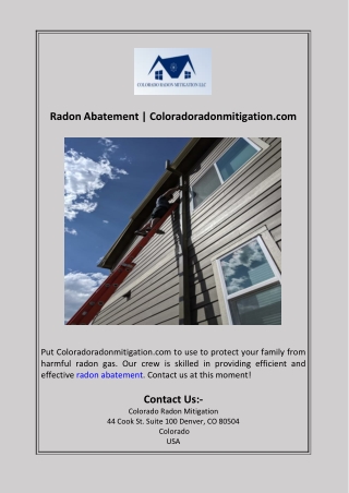 radon abatement coloradoradonmitigation com