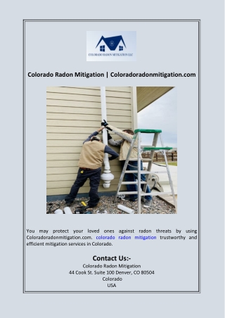 Colorado Radon Mitigation  Coloradoradonmitigation.com