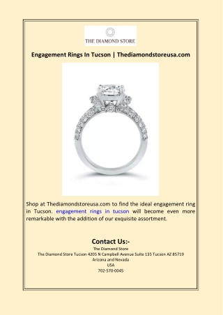 Engagement Rings In Tucson  Thediamondstoreusa.com