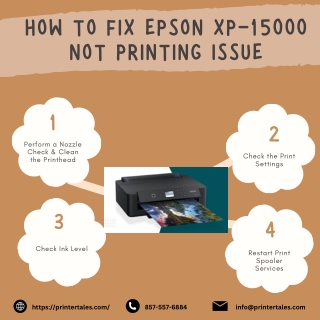 How to Fix Epson XP-15000 Not Printing Issue