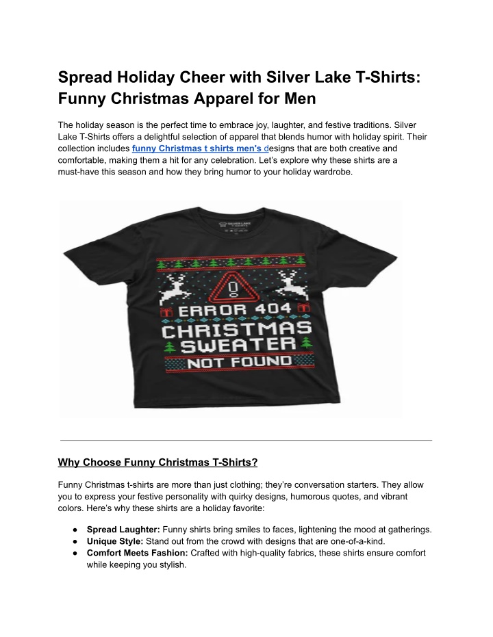 spread holiday cheer with silver lake t shirts