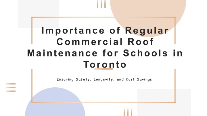 importance of regular commercial roof maintenance