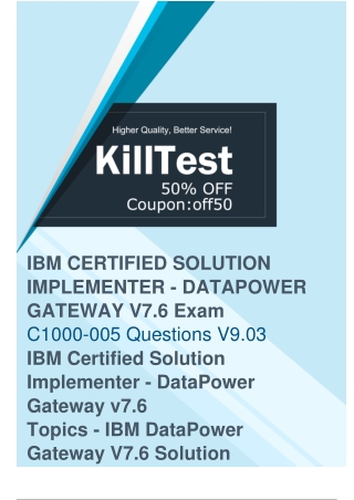 IBM C1000-005 Exam Questions to Ensure Your Success