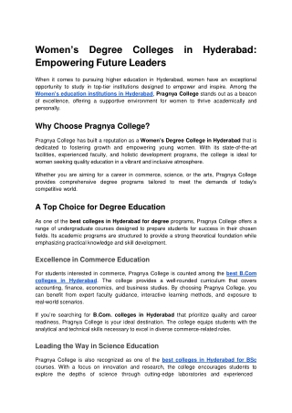 Women’s Degree Colleges in Hyderabad_ Empowering Future Leaders.docx (1) (1)