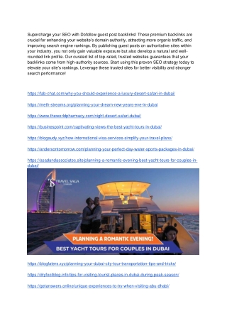 supercharge your seo with dofollow guest post