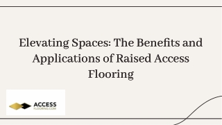 elevating spaces the benefits and applications