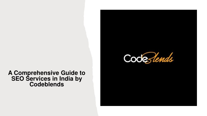 a comprehensive guide to seo services in india by codeblends