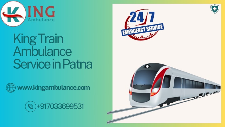 king train ambulance service in patna