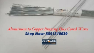 Aluminum to Copper Brazing Flux Cored Wires—Shop Now 8851310039