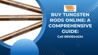 Buy Tungsten Rods Online A Comprehensive Guide call 9810654634