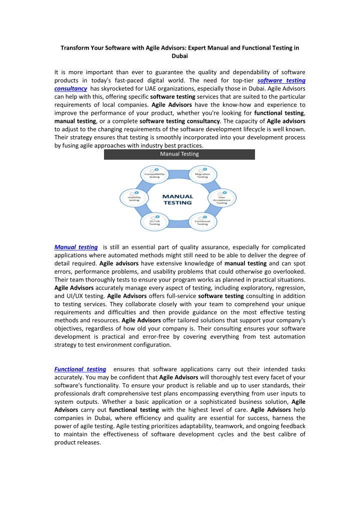 PPT - Transform Your Software with Agile Advisors: PowerPoint ...