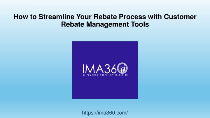 how to streamline your rebate process with customer rebate management tools