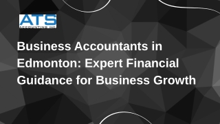 Business Accountants in Edmonton Expert Financial Guidance for Business Growth