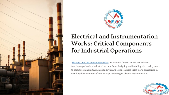 electrical and instrumentation works critical