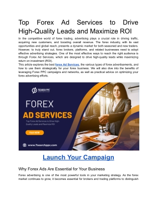 Top Forex Ad Services to Drive High-Quality Leads and Maximize ROI (1)