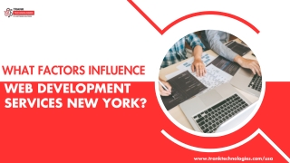 what factors influence web development services