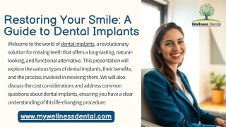 restoring your smile a guide to dental implants