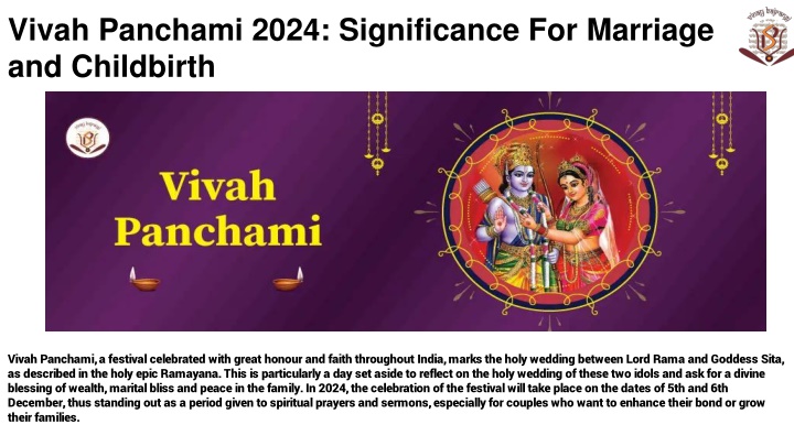 vivah panchami 2024 significance for marriage and childbirth