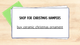 Shop for Christmas Gift Hampers