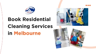 Book Residential Cleaning Services in Melbourne